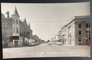 Mint Mt Noreb WI USA RPPC Real Picture Postcard Main Street View