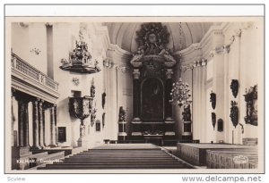 RP, KALMAR, Sweden, 1920-1940s; Interior- Church, Domkyrkan