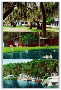 c1960 Camp Mack Hatchineha Kissimmee River Lake Wales Florida Multiview Postcard