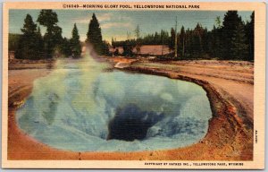 Morning Glory Pool Yellowstone National Park Wyoming WY Hot Spring Postcard