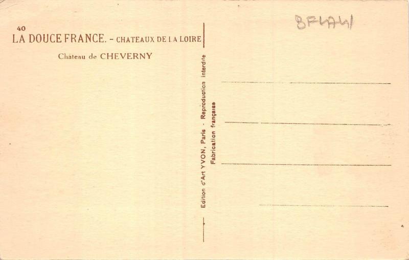 BF4741 chateau de cheverny france