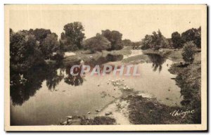 Postcard Old Vallon-en-Sully View Cher