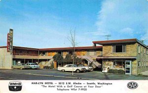 Mar-Lyn Motel Seattle Washington postcard