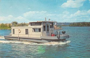 Lansing Iowa Whitcraft House Boat Advertising Vintage Postcard AA41573