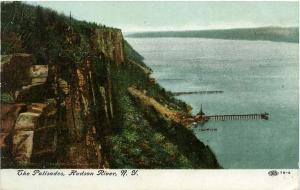 The Palisades, Hudson River NY, New York - pm 1908