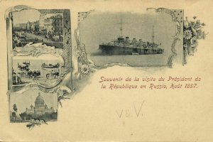 russia, Visit of President Félix Faure of France (1897) Franco-Russian Alliance