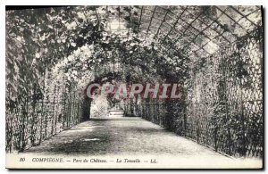 Old Postcard Compiegne Chateau du Parc La Tonnelle