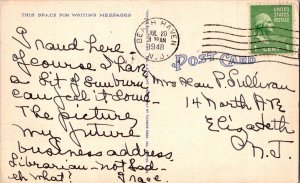 Public Library, Beach Haven, NJ Vintage Postcard JZ5