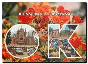 Modern Postcard Welcome to Bamako