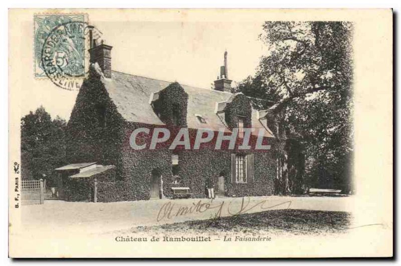 Old Postcard Chateau de Rambouillet La Faisanderie