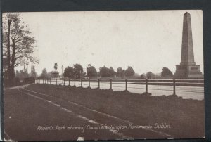 Ireland Postcard - Phoenix Park, Gough & Wellington Monuments, Dublin RS17844