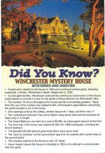 Winchester Mystery House San Jose California Odd Facts About House 4 by 6