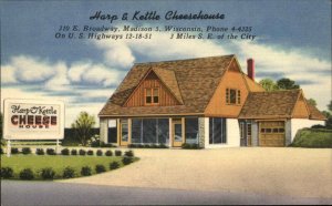 Roadside Linen Harp & Kettle Cheesehouse Madison WI Postcard