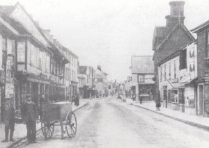 Victorian Shops at Hadleigh Suffolk Postcard