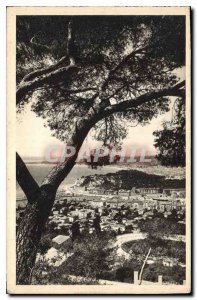 Postcard Old French Riviera Nice Artistic General view