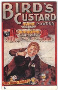 BIRD'S CUSTARD POWDER Advertising Poster-Style Art 1910s Tuck Antique Postcard