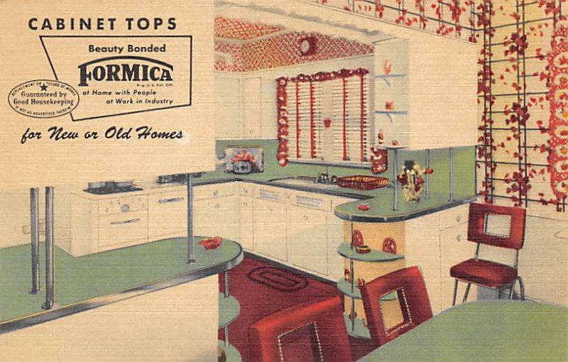 Formica, Cabinet Top Advertising Unused 