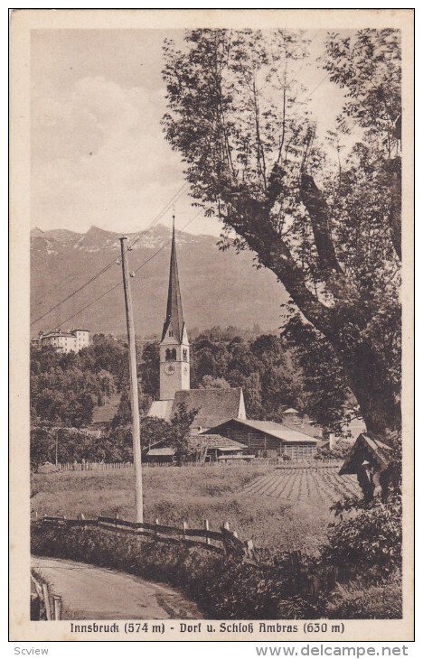 Innsbruck, Dorf u. Schloss Ambras, Austria, 10-20s