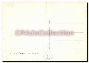 Modern Postcard Pontarlier Vue Generale