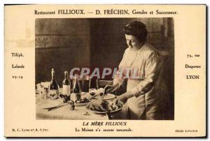Old Postcard Fillioux Frechin Restaurant La Mere Fillioux Duquesne Lyon