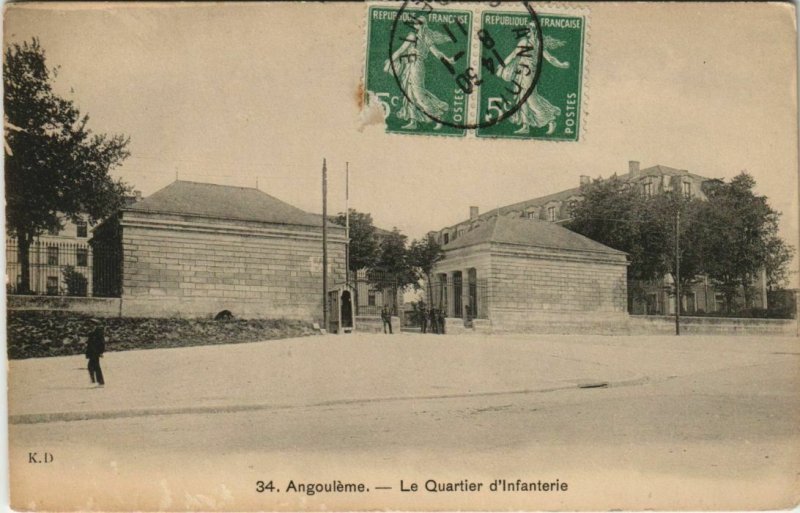 CPA Angouleme- Quartier d'Infanterie FRANCE (1073597)