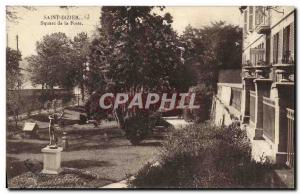 Carte Postale Ancienne Poste Saint Dizier Square Post