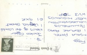 Postcard Uk England Mynach Falls, Cardiganshire