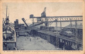 Algeria Annaba Bone Transport storage for iron Ouenza Company postcard C324