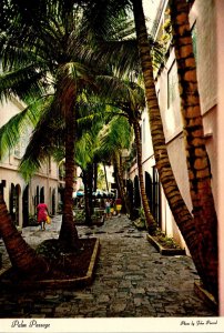 U S Virgin Islands St Thomas Palm Passage Shopping Alley Of Charlotte Amalie