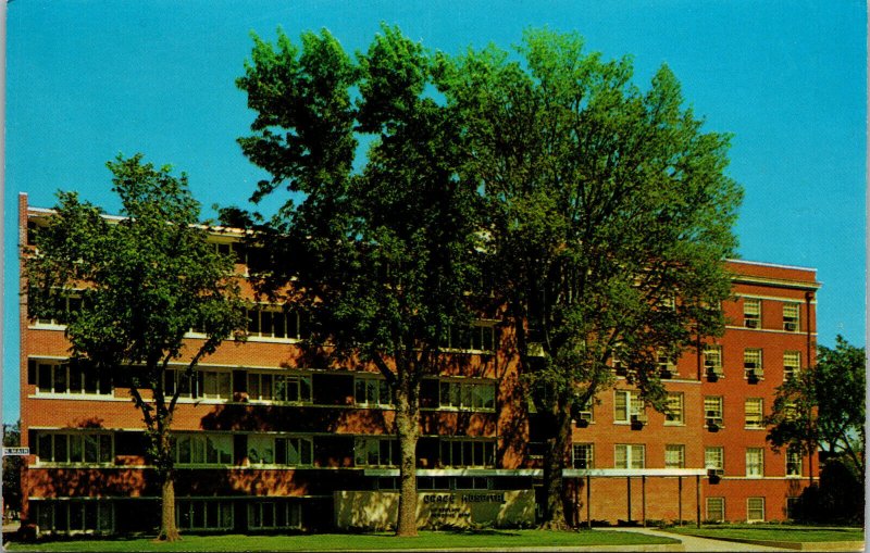 Vtg 1950s Grace Hospital and School of Nursing Hutchinson Kansas KS Postcard