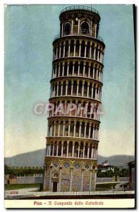 Postcard Old Pisa Belltower Calledrale