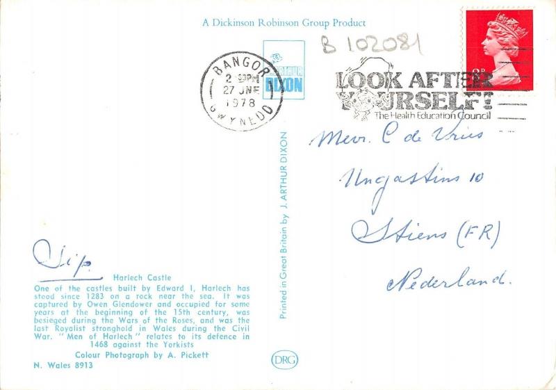 B102081 harlech castle   wales