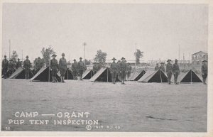 Illinois Camp Grant Pup Tent Inspection