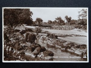 Yorkshire SHEFFIRLD Beauchief Gardens c1940's RP Postcard