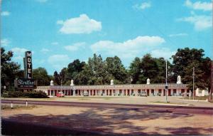 Stratford Motel, Near Richmond Virginia Vintage Postcard I19