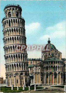 Postcard Modern Pisa Campanile and Dome of the apse