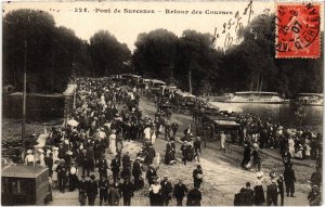 CPA Suresnes Le Pont Retour des Courses (1315110)