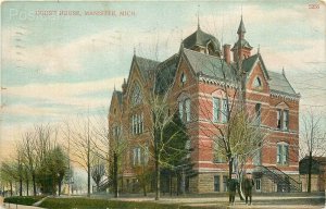 MI, Manistee, Michigan, Court House, A.C. Bosselman No. 5256