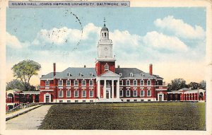 Gilman Hall, Johns Hopkins University Baltimore, Maryland MD s 