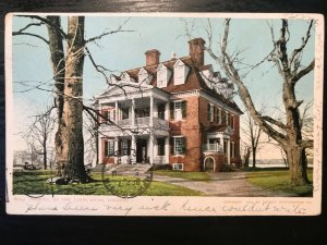 Vintage Postcard 1905 Shirley Plantation On the James River Hopewell Virginia