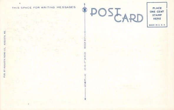 Vintage Postcard YMCA Augusta, Maine K4