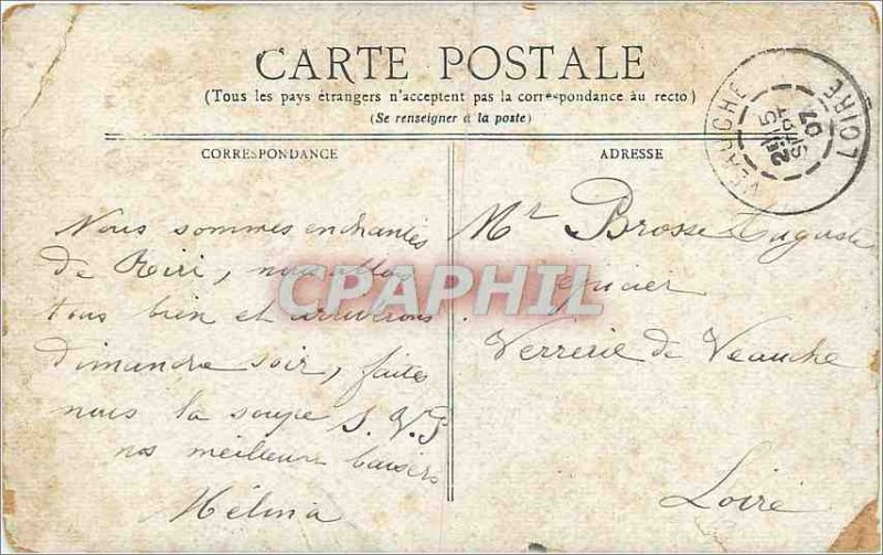 Postcard Vichy Old Church St. Louis