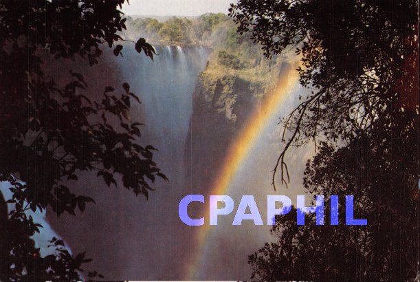 Modern Postcard Victoria Falls, Zimbabwe