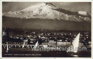 Porto con Veduta Dell'Etna Catania, Italy 1932 