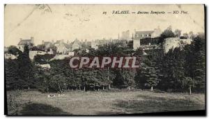 Postcard Ancient Cliff Veterans Remparts