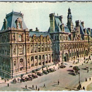 c1920s Paris, France Hotel de Ville Town Hall Renaissance Revival Ornate A359