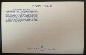 Vintage Postcard 1939 Dan's Rock, Cumberland & Frostburg, Maryland (MD)