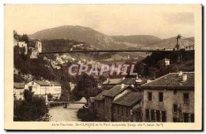 Jura-Touriste- St. Claude and the suspension bridge 150m long 50m high Post C...