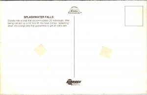 Splashwater Falls, Six Flags Great Adventure Jackson NJ Postcard V53