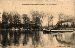 CPA Bords de Seine vers Nanterre-L'Ile Fleurie (412946) 